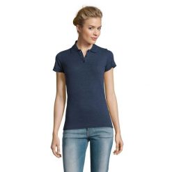 Damska Koszulka Polo Perfect Melange. Czerwone t-shirty sportowe SOL'S, s, bez wzorów, bez ramiączek. Za 77.99 zł.