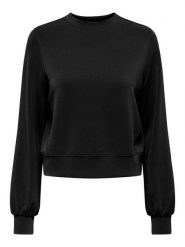 ONLY Bluza w kolorze czarnym rozmiar: L. Czarne bluzy bez kaptura ONLY, l, bez wzorów, bez kaptura. Za 86.99 zł.