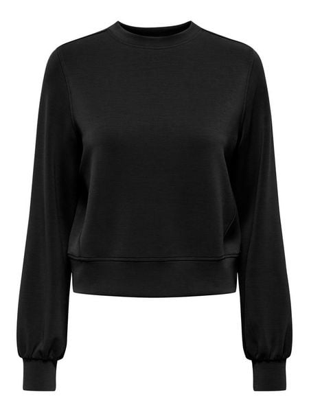 ONLY Bluza w kolorze czarnym rozmiar: L. Czarne bluzy ONLY, l, bez wzorów, bez kaptura. Za 101.23 zł.