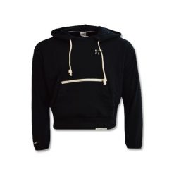 Bluza z kapturem Nike Standard Issue Hoodie Wmns. Czarne bluzy Nike, bez wzorów, sportowe, bez ramiączek, z kapturem. Za 187.00 zł.