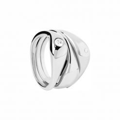 P D Paola Pierścionek P D Paola The New Essentials - 925 sterling silver i srebro Pierścionki 1 ct Damski. Szare pierścionki P D Paola, z cyrkonią, srebrne. Za 703.99 zł.