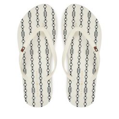 Japonki Tommy Hilfiger. Białe japonki Tommy Hilfiger, bez wzorów. Za 119.99 zł.