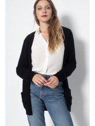 Perfect Cashmere Kaszmirowy kardigan "Pearl" w kolorze czarnym rozmiar: XXL. Czarne swetry Perfect Cashmere, xxl, bez wzorów, z kaszmiru, bez ramiączek. Za 409.45 zł.