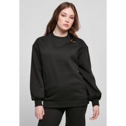 Bluza damska Urban Classics organic oversized crew. Czarne bluzy bez kaptura Urban Classics, bez wzorów, z bawełny, bez kaptura. Za 237.00 zł.