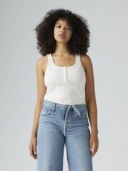 Levi's Top w kolorze białym rozmiar: S. Białe topy sportowe Levi's, s, bez wzorów. Za 52.42 zł.