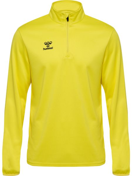 Kurtka z dresu Hummel Half. Żółte kurtki Hummel, m, bez wzorów, z dresówki, klasyczne, bez kaptura. Za 215.50 zł.