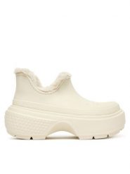 Crocs Śniegowce Stomp Lined Shorty Boot 210673 Écru. Śniegowce Crocs, bez wzorów, z tworzywa sztucznego, bez zapięcia. Za 399.99 zł.