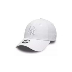 Czapka z daszkiem damska New Era 9FORTY MLB New York Yankees 80524868. Białe czapki z daszkiem New Era, na wiosnę, bez wzorów, z bawełny. Za 99.00 zł.