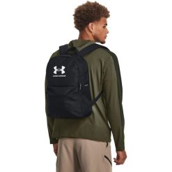 Plecak Under Armour Loudon Lite Backpack 25.5 L, Dla obu płci. Czarne plecaki Under Armour, bez wzorów, z poliesteru, bez dodatków. Za 109.99 zł.