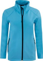 Damska kurtka softshellowa Uniwear Turkusowa Turkusowa. Zielone kurtki przejściowe sportowe Trespass, m, bez wzorów, z elastanu, bez kaptura. Za 202.99 zł.