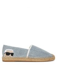 KARL LAGERFELD Espadryle KL80111 Niebieski. Niebieskie espadryle KARL LAGERFELD, bez wzorów, z materiału, bez obcasa. Za 489.99 zł.
