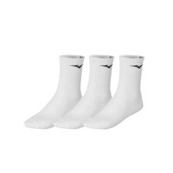 Skarpety do biegania Mizuno Training 3 pary. Białe skarpetki Mizuno, bez wzorów. Za 44.99 zł.
