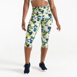 Damskie legginsy 3/4 Dare 2B Influential Gym. Legginsy Dare 2b, bez wzorów, sportowe. W wyprzedaży za 142.60 zł.