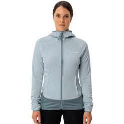 Bluza trekkingowa damska Vaude Tekoa Fleece II techniczna. Niebieskie bluzy z kapturem Vaude, s, bez wzorów, z elastanu, z kapturem. W wyprzedaży za 339.00 zł.