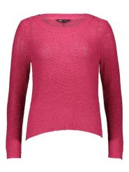 ONLY Sweter w kolorze różowym rozmiar: M. Różowe swetry ONLY, m, bez wzorów, ze splotem, bez ramiączek. Za 70.41 zł.