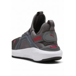 Buty do biegania Softride Enzo 5 PUMA Cool Dark Gray For All Time Red White. Czerwone buty do biegania Puma, bez wzorów, bez zapięcia, do biegania. W wyprzedaży za 239.00 zł.
