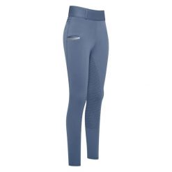 Damskie legginsy jeździeckie z pełną przyczepnością Imperial Riding Comfi Sparks. Niebieskie legginsy IMPERIAL RIDING, bez wzorów, z materiału, eleganckie. Za 376.75 zł.