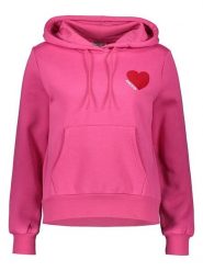 ONLY Bluza w kolorze różowym rozmiar: S. Różowe bluzy ONLY, s, bez wzorów, bez ramiączek, z kapturem. Za 124.11 zł.