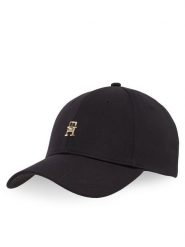 Tommy Hilfiger Czapka z daszkiem Elevated Chic Cap AW0AW17128 Czarny. Czarne czapki z daszkiem Tommy Hilfiger, bez wzorów, z bawełny. Za 149.99 zł.