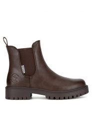 Beverly Hills Polo Club Sztyblety HY2T628-1 Brązowy. Brązowe botki Beverly Hills Polo Club, bez wzorów, bez obcasa, na płaskiej podeszwie, bez zapięcia. Za 160.99 zł.