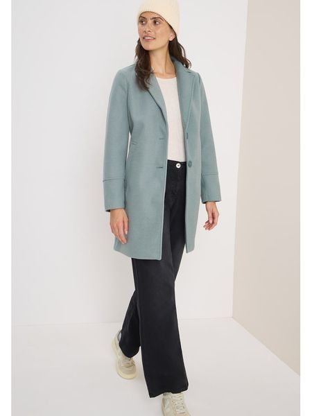 Cecil Płaszcz przejściowy w kolorze błękitnym rozmiar: M. Niebieskie płaszcze Cecil, m, bez wzorów, bez kaptura. Za 347.81 zł.