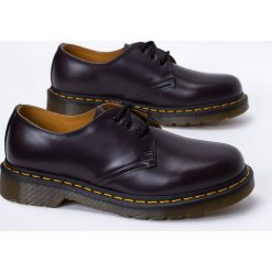 Półbuty unisex bordowe Dr. Martens 1461. Czerwone półbuty wsuwane Dr Martens, bez wzorów, bez obcasa. Za 609.99 zł.
