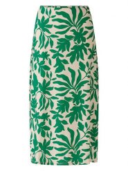 Miss Lagotte Spódnica w kolorze kremowo-zielonym rozmiar: 38. Brązowe spódnice Miss Lagotte, bez wzorów, maxi. Za 132.05 zł.