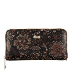 Duży Skórzany Portfel Damski BajuBaj PD090s171 RFID. Brązowe portfele bez wzorów, ze skóry. Za 161.50 zł.