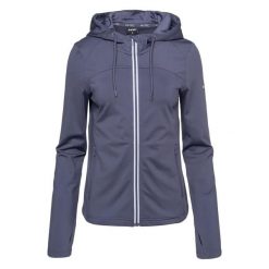 Damska bluza z kapturem zapinana na zamek Hi-Tec Tolin. Szare bluzy Hi-tec, l, bez wzorów, z elastanu, z kapturem, do biegania. Za 156.99 zł.