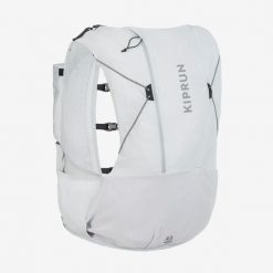 Plecak do biegania w terenie unisex Kiprun 900 10 litrów z bukłakiem 1 l. Szare plecaki KIPRUN, bez wzorów, bez dodatków. Za 299.99 zł.
