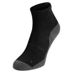 Skarpety biegowe Odlo Performance Run Quarter Socks. Czarne skarpetki ODLO, bez wzorów, z dzianiny. Za 70.39 zł.