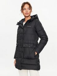 Marmot Parka M13170 Czarny Regular Fit. Czarne płaszcze Marmot, l, bez wzorów, z syntetyku, sportowe, bez kaptura. Za 1,649.00 zł.