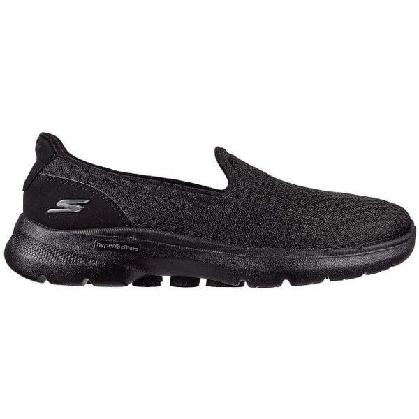Buty sportowe damskie Skechers Go Walk 6 Big Spla. Czarne buty sportowe lifestyle Skechers, bez wzorów, sportowe, bez zapięcia. Za 390.00 zł.