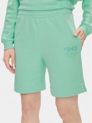 Liu Jo Szorty sportowe MA4386 F0873 Zielony Regular Fit. Zielone szorty sportowe Liu Jo, bez wzorów, z bawełny. Za 219.99 zł.