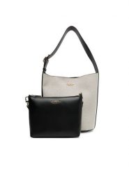 Guess Torebka HWAG96 62040 Beżowy. Brązowe torebki klasyczne Guess, z aplikacjami, z materiału, bez dodatków. Za 409.99 zł.