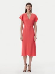 BOSS Sukienka codzienna Dieshana 50537397 Koralowy Regular Fit. Pomarańczowe sukienki Boss, na co dzień, bez wzorów, z wiskozy, bez kołnierzyka, bez ramiączek, proste. Za 859.99 zł.