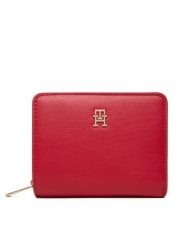 Tommy Hilfiger Portfel Th Icon Med Za Flap AW0AW17742 Czerwony. Czerwone portfele Tommy Hilfiger, bez wzorów, ze skóry. Za 219.99 zł.