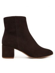 HÖGL Botki Daydream 0-134102-8600 Brązowy. Brązowe botki Högl, bez wzorów, ze skóry, bez obcasa, na słupku, bez zapięcia. Za 749.99 zł.