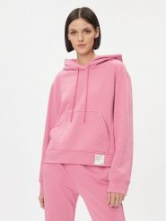 Please Bluza F0HPBUT000 Różowy Regular Fit. Czerwone bluzy Please, l, bez wzorów, z bawełny, bez kaptura. Za 199.99 zł.