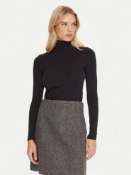 Weekend Max Mara Golf Multif 2525946022 Czarny Slim Fit. Czarne swetry Weekend Max Mara, s, bez wzorów, z wiskozy, bez ramiączek. Za 359.99 zł.