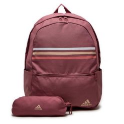 Plecak adidas. Czerwone plecaki adidas, bez wzorów, bez dodatków. Za 89.99 zł.