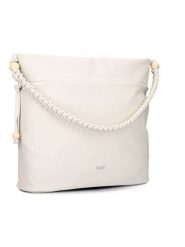 Zwei Shopper bag "Perla PE140" w kolorze białym - 41 x 31 x 16 cm rozmiar: onesize. Białe shopper bag Zwei, bez wzorów, z materiału, na ramię, bez dodatków. Za 232.78 zł.