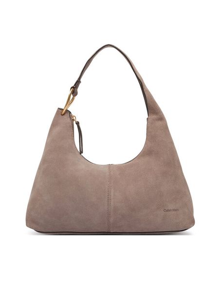 Calvin Klein Torebka LV04F3691G Szary. Szare torebki klasyczne Calvin Klein, bez wzorów, ze skóry, bez dodatków. Za 768.99 zł.