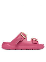 D.Franklin Sandały Vibe Foam 2 DFSH413005 Różowy. Czerwone sandały D.Franklin, bez wzorów, z syntetyku, bez obcasa, na płaskiej podeszwie, bez zapięcia. Za 169.99 zł.