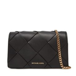 Torebka MICHAEL Michael Kors. Czarne kopertówki MICHAEL Michael Kors, bez wzorów, wizytowe, bez dodatków. Za 859.99 zł.