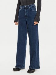 IVY OAK Jeansy Prijanka IO115188 Granatowy Wide Leg. Niebieskie jeansy IVY & OAK, bez wzorów, z bawełny. Za 389.99 zł.