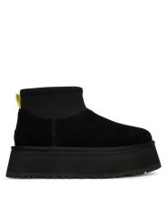 Ugg Śniegowce W Classic Mini Dipper 1168170 Czarny. Czarne śniegowce UGG, bez wzorów, ze skóry, bez zapięcia. Za 599.00 zł.