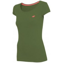4F Damska Koszulka H4Z17 tsd001 Khaki Melanż Xl. T-shirty sportowe marki 4f. Za 25.00 zł.