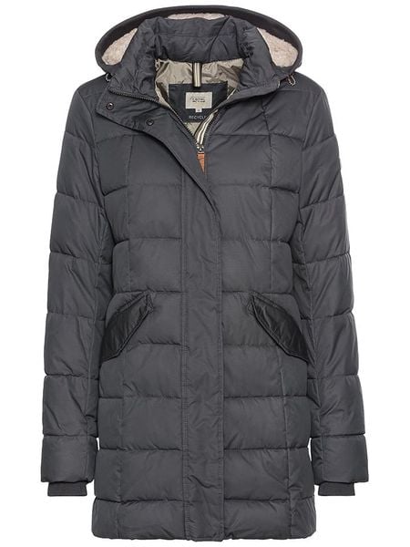 Camel Active Płaszcz pikowany w kolorze antracytowym rozmiar: 46. Czarne płaszcze Camel Active, bez wzorów, bez kaptura. Za 547.77 zł.