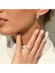 CARATELLI Złoty pierścionek "Pescara" z diamentami rozmiar: 56. Szare pierścionki CARATELLI, z diamentem, złote. Za 1,478.99 zł.